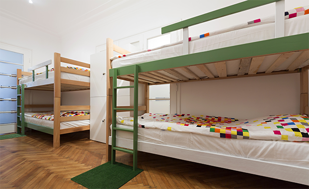 hostel bed