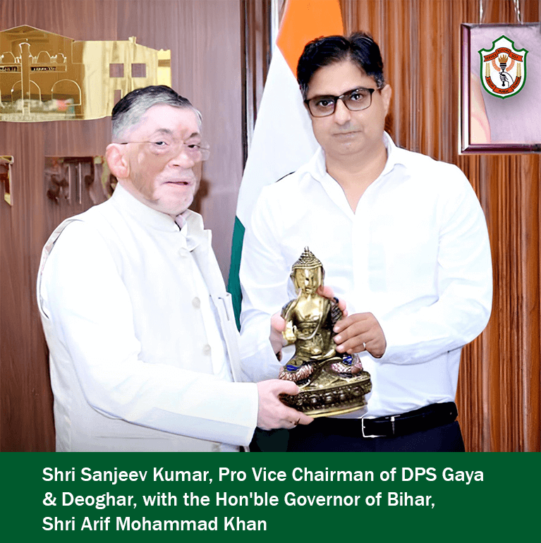 Sanjeev Kumar And Honble Governor Santosh Kumar Gangwar